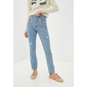 NEW CHIARA‎ FERRAGNI DENIM PANTS Size Large Waist 31"